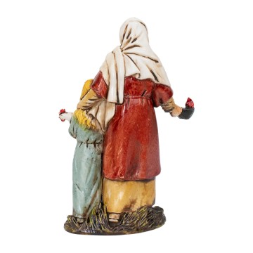 Donna Incinta con Bambina...