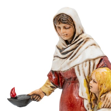 Donna Incinta con Bambina...