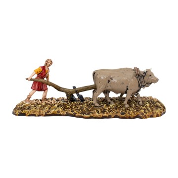 Gruppo Scena Aratro Presepe...