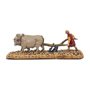 Gruppo Scena Aratro Presepe...
