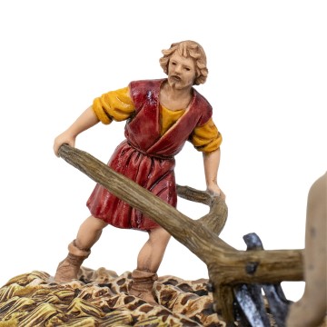 Gruppo Scena Aratro Presepe...