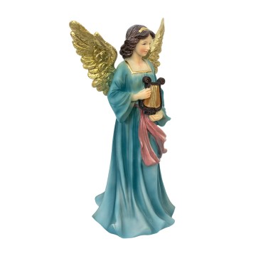 Statua Angelo con Lira in...