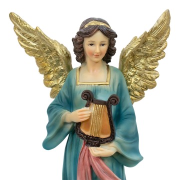 Statua Angelo con Lira in...