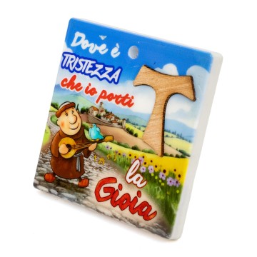 Magnete con TAU in Legno e...