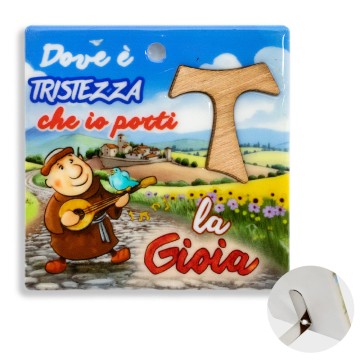 Magnete con TAU in Legno e...