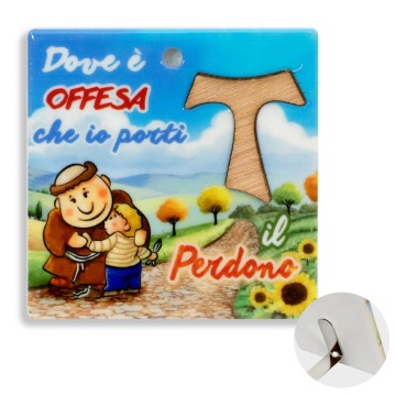 Magnete Quadretto con Tau e...