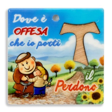 Magnete Quadretto con Tau e...