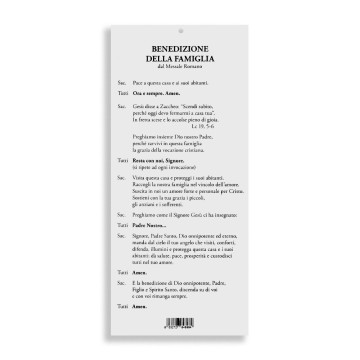 Benedizione della Famiglia...