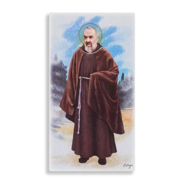 Quadretto San Pio in Legno