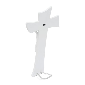 Crocifisso Moderno Bianco e...