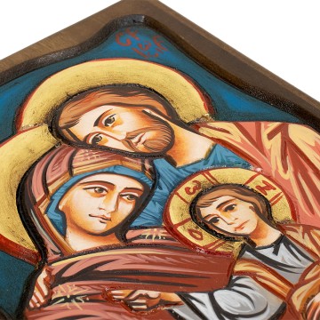 Icona Sacra Famiglia 18x22 cm
