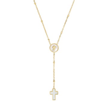 Collana in Acciaio Dorato...