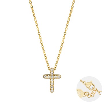 Collana con Pendete Croce...