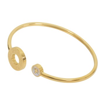 Bracciale in Acciao Dorato...