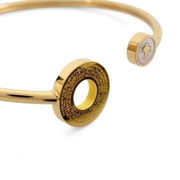 Bracciale in Acciao Dorato...