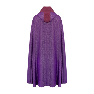 Piviale Viola in Lana Seta...