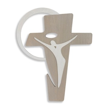 Crocifisso Tortora e Bianco...