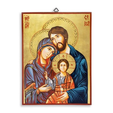 Icona Sacra Famiglia Fondo...