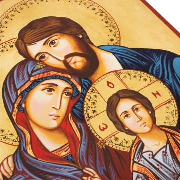 Icona Sacra Famiglia Fondo...