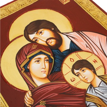 Icona Sacra Famiglia Bordo...