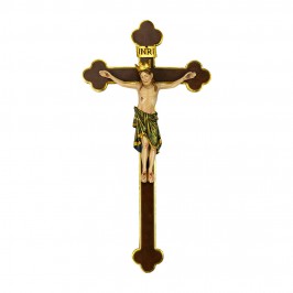 Crocifisso Barocco con Cristo Romanico