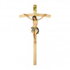 Crocifisso Curvo con Corpo di Cristo