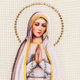 Stola con Ricamo Madonna di Fatima