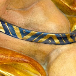 Angelo con Trombetta in legno