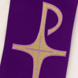 Stola Sacerdotale Ricamo XP Alfa e Omega