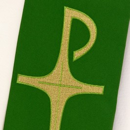 Stola Sacerdotale Ricamo XP Alfa e Omega