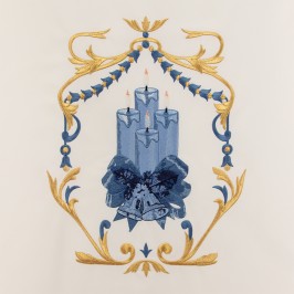 Coprileggio Ricamo Mariano