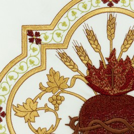 Coprileggio Ricamo Sacro Cuore di Gesù