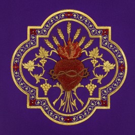 Coprileggio Ricamo Sacro Cuore di Gesù