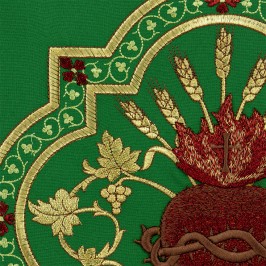 Coprileggio Ricamo Sacro Cuore di Gesù