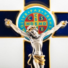 Quadro Sacro in Vetro Dipinto