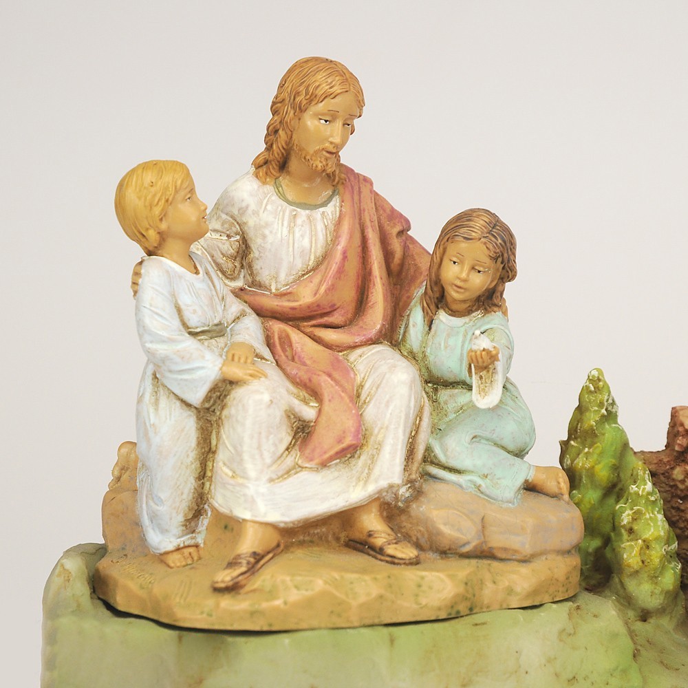 Gesù con Bambini Fontanini 12 cm