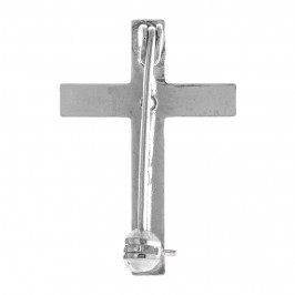 Croce Spilla Clergyman in Argento