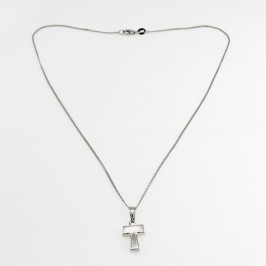 Collana Con Tau in Argento