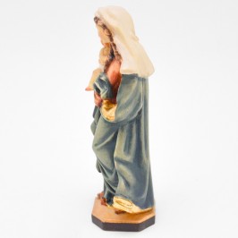 Madonna c/Bambino legno cm. 12