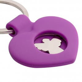 Portachiave Cuore con Angioletto