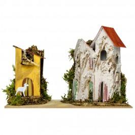 Gruppo Casette per Ambiente Presepe
