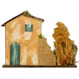 Casolare con Fuoco con Led