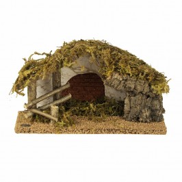 Capanna con Luce Fontanini 6,5 cm