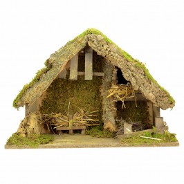 Capanna per Presepe con Luci 50x23x35 cm