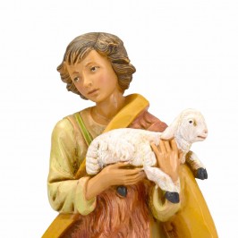 Pastore con Agnello Fontanini cm 17