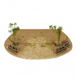 Capanna per Presepe Completo 12 cm