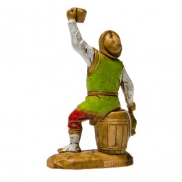 Personaggio che Brinda per il Presepe