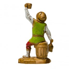 Personaggio che Brinda per il Presepe