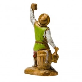 Personaggio che Brinda per il Presepe
