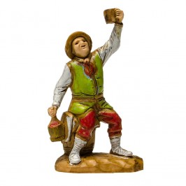 Personaggio che Brinda per il Presepe
